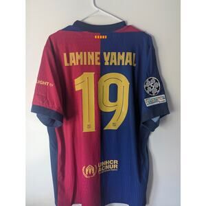 Barcelona Yamal 2024/25 Home Nike ADV Jersey XL UCL Patched Player Version